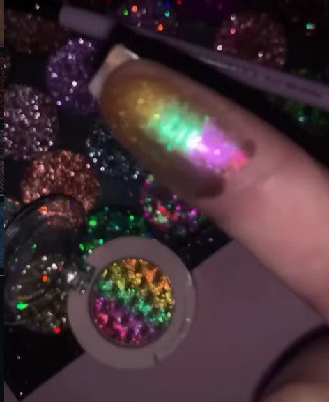 Dark Rainbow - One swipe single multichrome