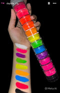 Neon mega stack 14 colors eyeshadow/ water activated liners